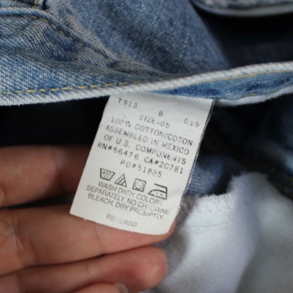 TOMMY HILFIGER Vintage 1999 Jeans w/ Raw Hem - Picture 12 of 13